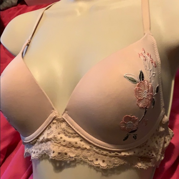 Pale Pink Lacy Danskin Bra - Picture 2 of 6